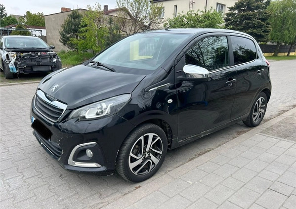 Peugeot 108 cena 19900 przebieg: 84000, rok produkcji 2018 z Biecz małe 154